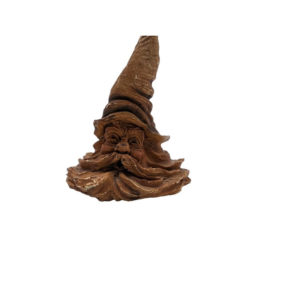 Vintage 1989 Stephen Herrero Knot Knoggins Noggin Faux Wood Folk Art Gusty  1309 - Picture 9 of 9